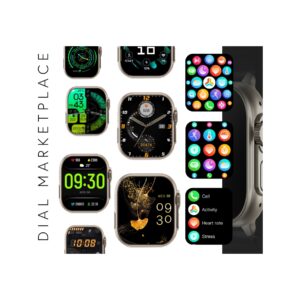 Smartwatch Męski RUBICON RNCF17 Tytan/Orange SMARUB269