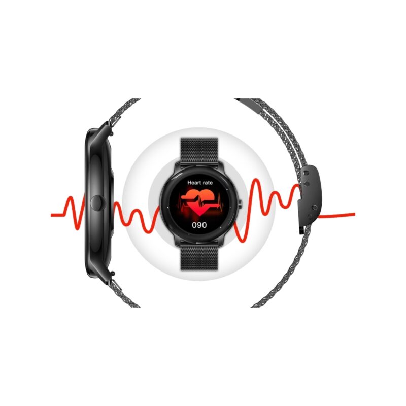 85_22_10_max Smartwatch Damski RUBICON RNBE66 Black SMARUB124