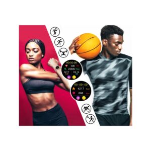 Smartwatch Damski RUBICON RNBE66 Silver SMARUB123