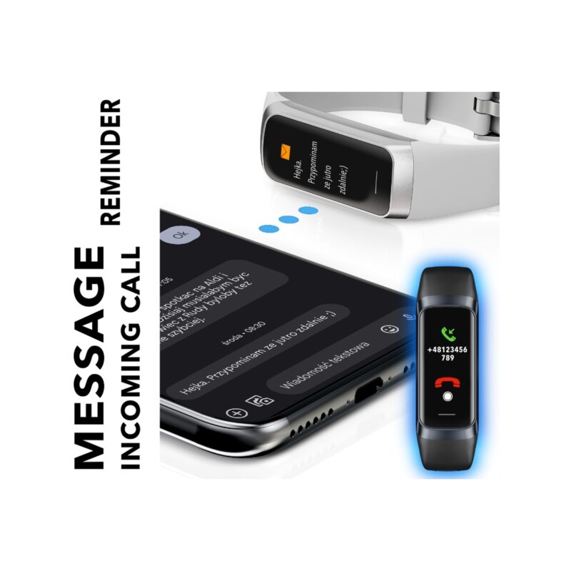 Smartband Damski RUBICON RNCF05 Rose Gold/Berry SMARUB214