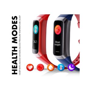 Smartband Damski RUBICON RNCF05 Rose Gold/Berry SMARUB214