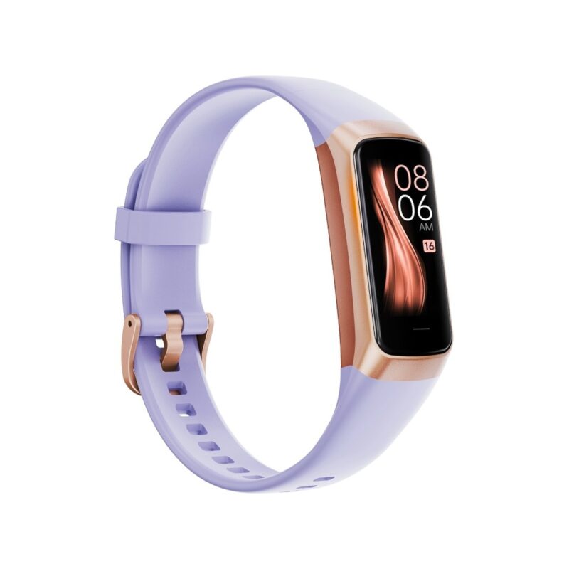 Smartband Damski RUBICON RNCF05 Rose Gold/Berry SMARUB214