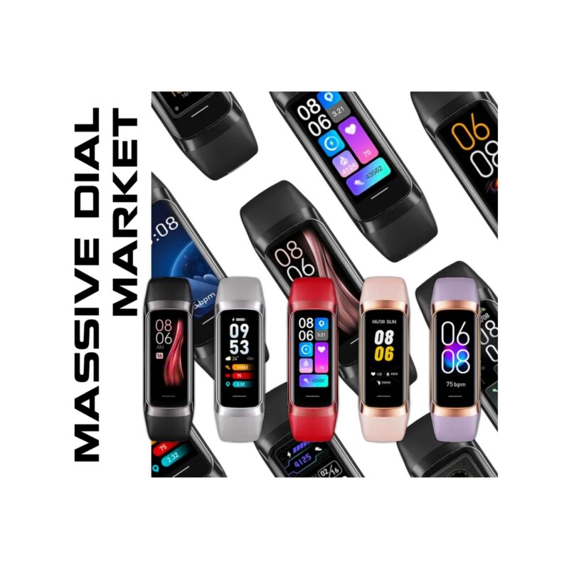 Smartband Damski RUBICON RNCF05 Rose Gold/Berry SMARUB214