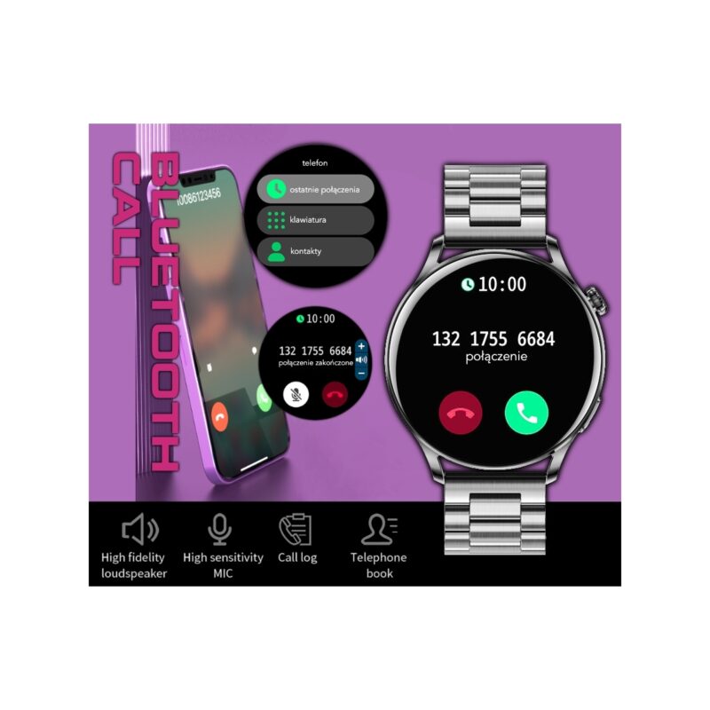 Smartwatch Damski RUBICON RNCE81 Rose Gold SMARUB131