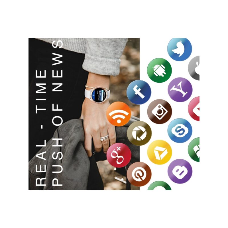 Smartwatch Damski RUBICON RNCF14 Rose Gold/White SMARUB251