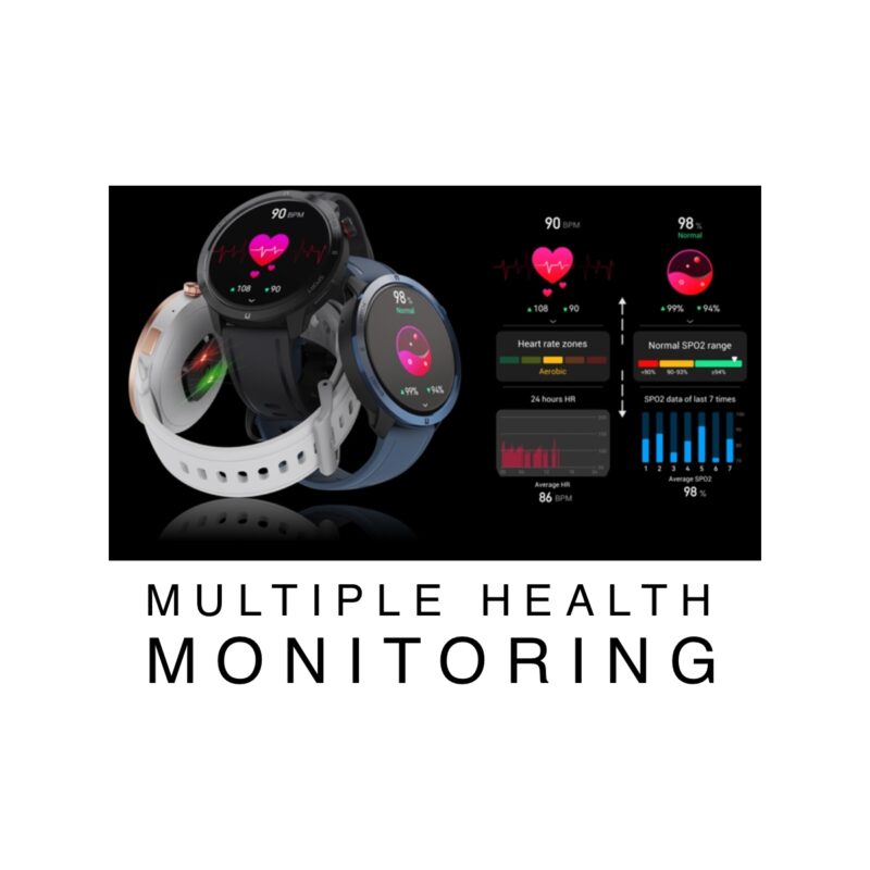 Smartwatch Damski RUBICON RNCF14 Rose Gold/White SMARUB251