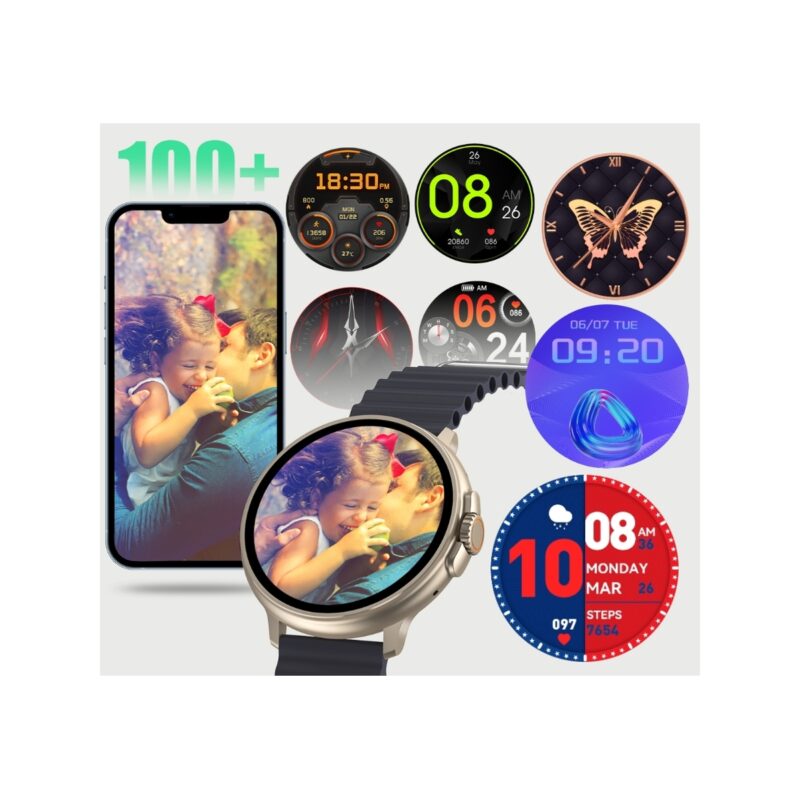 Smartwatch RUBICON RNCF15 Tytan/Black SMARUB259