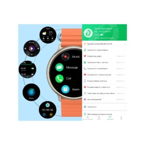 Smartwatch RUBICON RNCF15 Tytan/Black SMARUB259