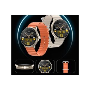 Smartwatch RUBICON RNCF15 Tytan/Black SMARUB259