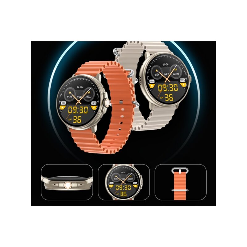 Smartwatch RUBICON RNCF15 Tytan/Black SMARUB259