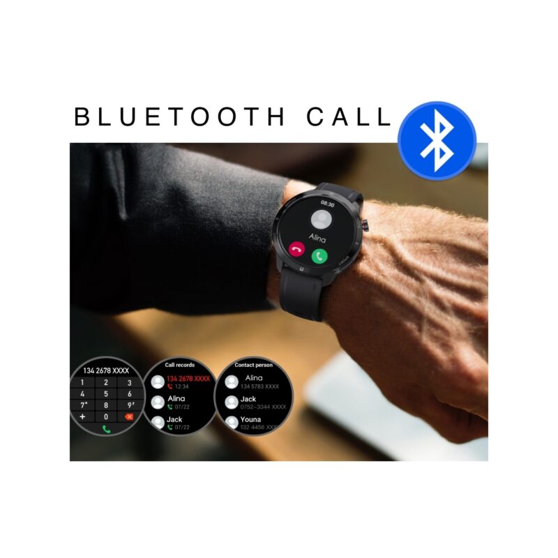 85_31_11_max Smartwatch Męski RUBICON RNCF14 Black SMARUB250