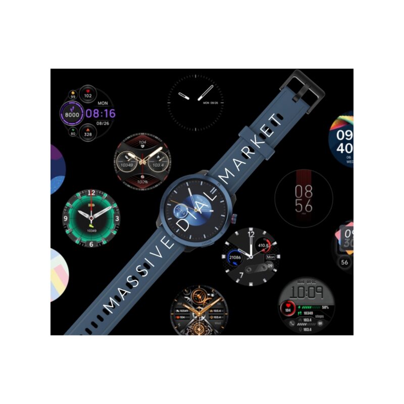 85_31_9_max Smartwatch Męski RUBICON RNCF14 Black SMARUB250