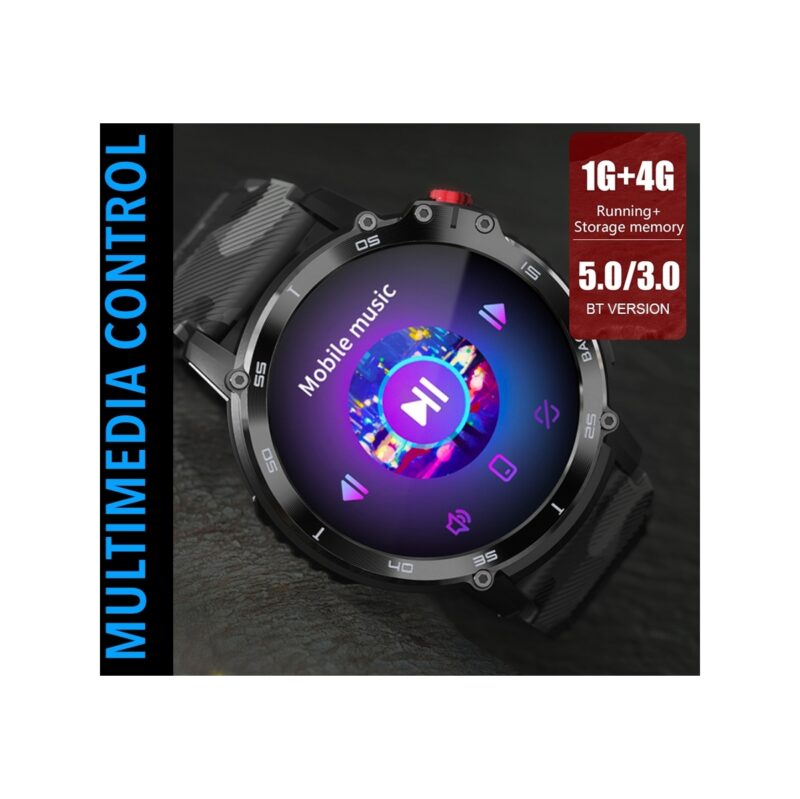 85_32_13_max Smartwatch Męski RUBICON RNCF08 Black/Moro SMARUB232