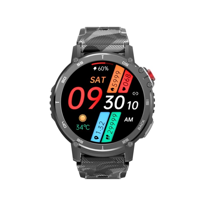 85_32_2_max Smartwatch Męski RUBICON RNCF08 Black/Moro SMARUB232