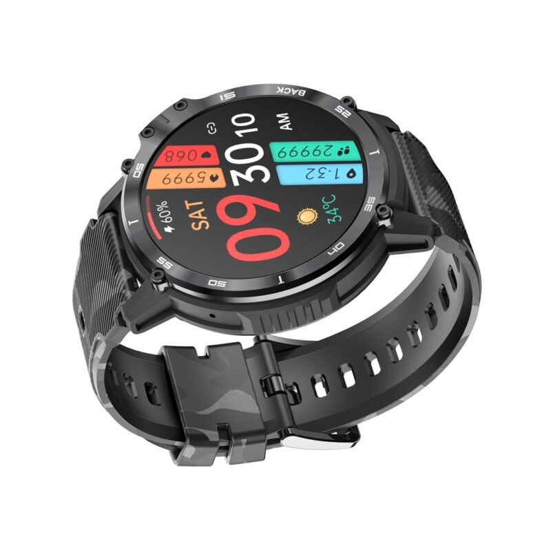 85_32_3_max Smartwatch Męski RUBICON RNCF08 Black/Moro SMARUB232