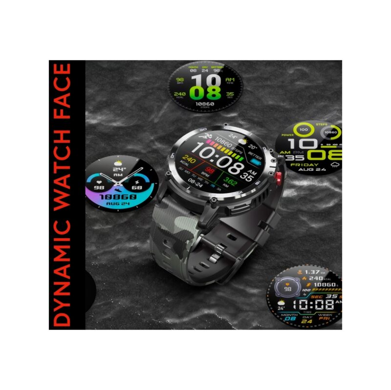 85_32_7_max Smartwatch Męski RUBICON RNCF08 Black/Moro SMARUB232