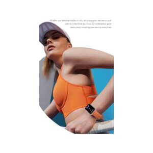 Smartwatch Damski RUBICON RNCF06 Tytan/Orange SMARUB221