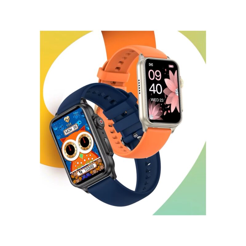 Smartwatch Damski RUBICON RNCF06 Tytan/Orange SMARUB221