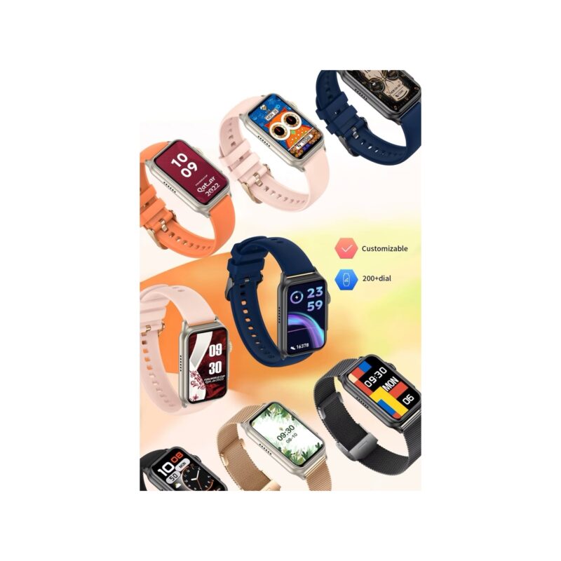 Smartwatch Damski RUBICON RNCF06 Black/Dark Blue SMARUB220