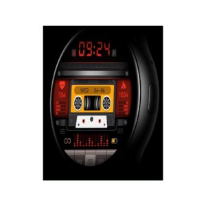 85_40_8_max Smartwatch RUBICON RNCF11 Black SMARUB240