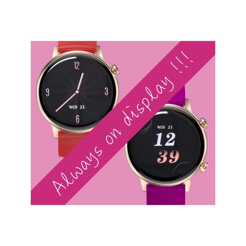 Smartwatch Damski RUBICON RNCF09 Rose Gold/Pink SMARUB234