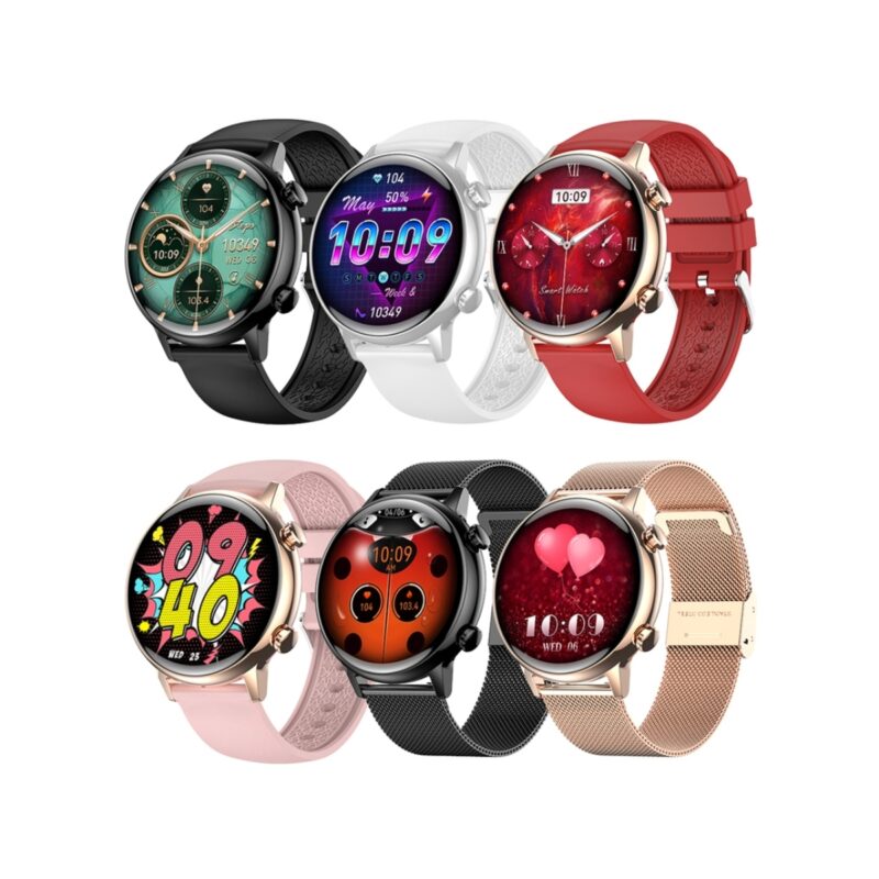 Smartwatch Damski RUBICON RNCF09 Rose Gold/Pink SMARUB234