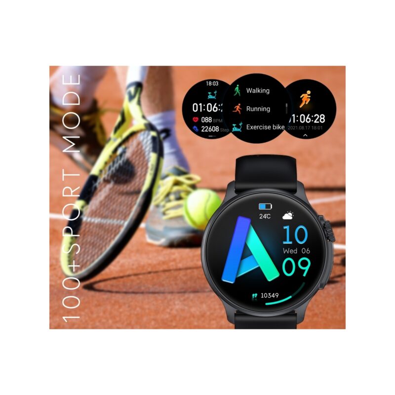 Smartwatch Męski RUBICON RNCF12 Tytan/Orange SMARUB245