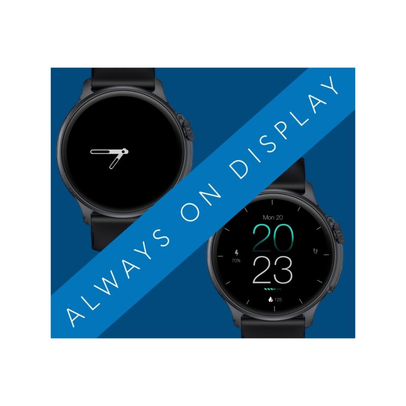 Smartwatch Męski RUBICON RNCF12 Tytan/Orange SMARUB245