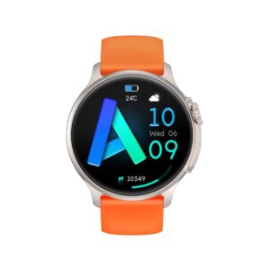 Smartwatch Męski RUBICON RNCF12 Tytan/Orange SMARUB245