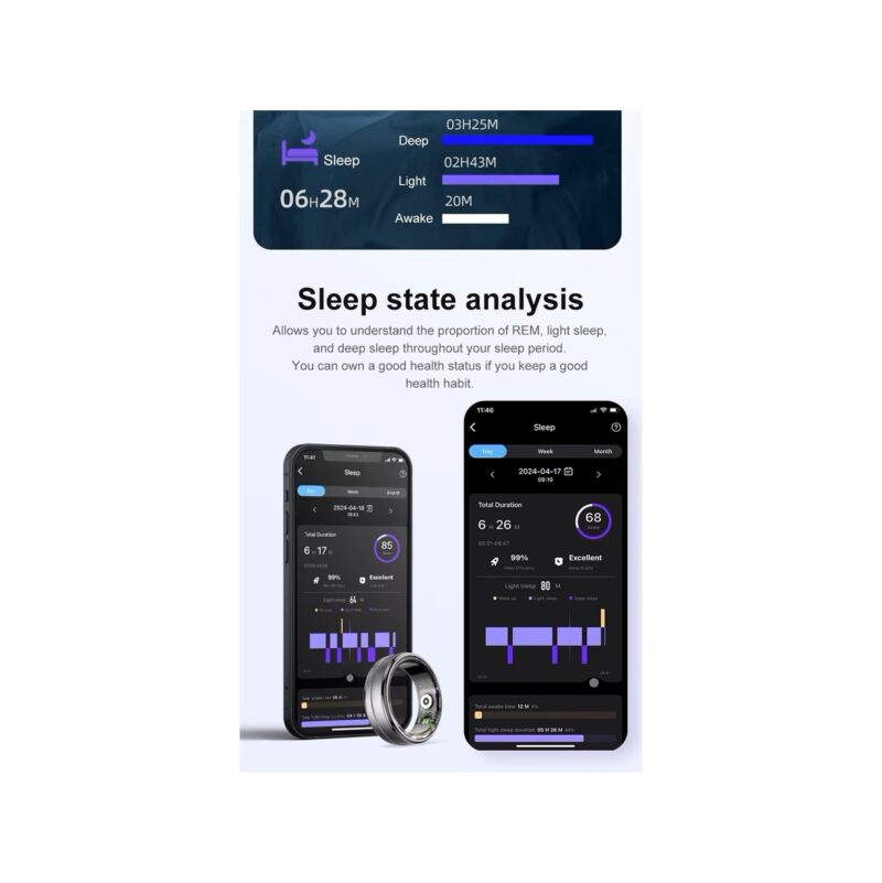 Smart Ring RUBICON R6 Deep Grey SIZE-10(US) SMARUB324