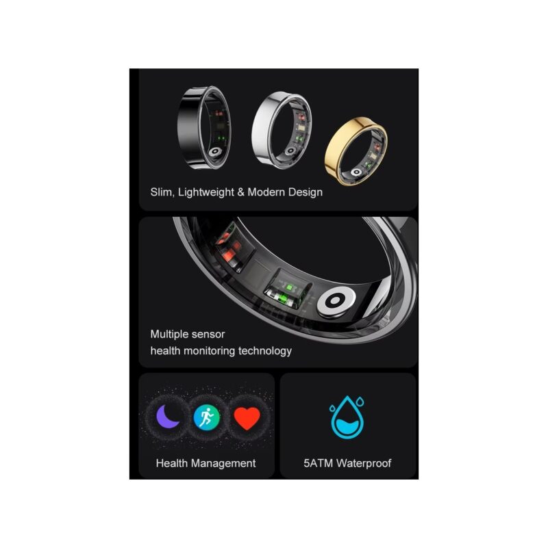 Smart Ring RUBICON R2 Rose Gold SIZE-7(US) SMARUB318