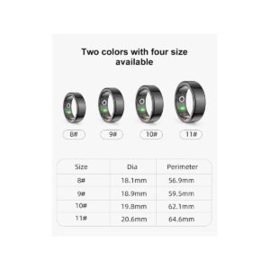 Smart Ring RUBICON R2 Silver SIZE-7(US) SMARUB319