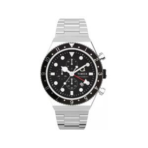 Zegarek Męski TIMEX Q Timex 3-Time Zone Chronograph TW2V69800 + BOX