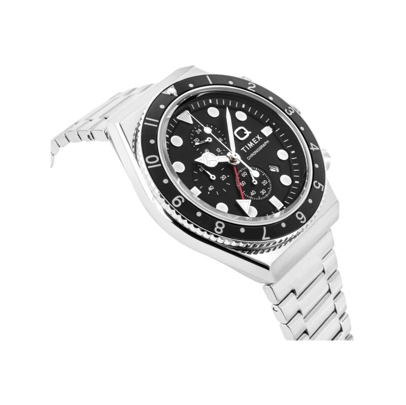 Zegarek Męski TIMEX Q Timex 3-Time Zone Chronograph TW2V69800 + BOX