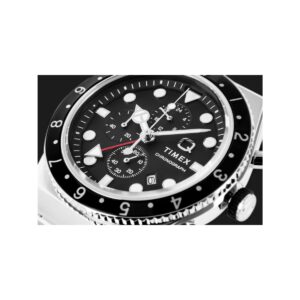 Zegarek Męski TIMEX Q Timex 3-Time Zone Chronograph TW2V69800 + BOX
