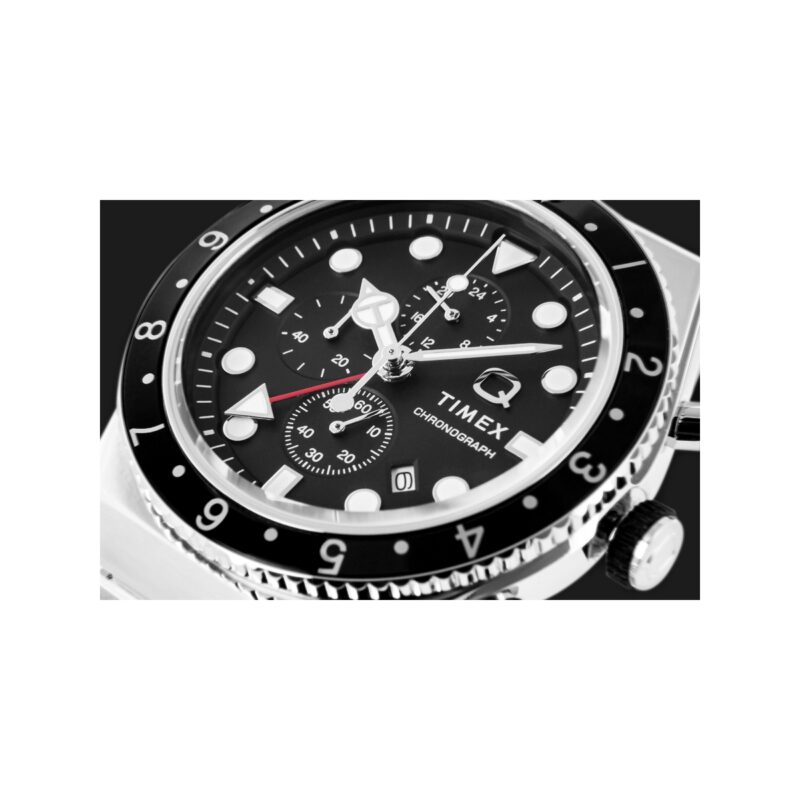 Zegarek Męski TIMEX Q Timex 3-Time Zone Chronograph TW2V69800 + BOX