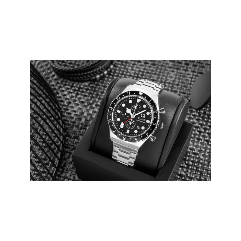 Zegarek Męski TIMEX Q Timex 3-Time Zone Chronograph TW2V69800 + BOX
