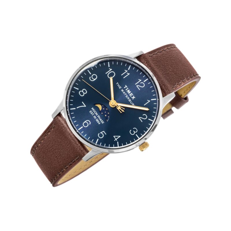 Zegarek Męski TIMEX Waterbury Classic Moon Phase TW2W75600 + BOX