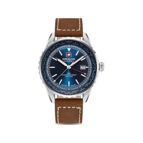 Zegarek Męski SWISS MILITARY HANOWA Afterburn GMT SMWGB0003202 + BOX
