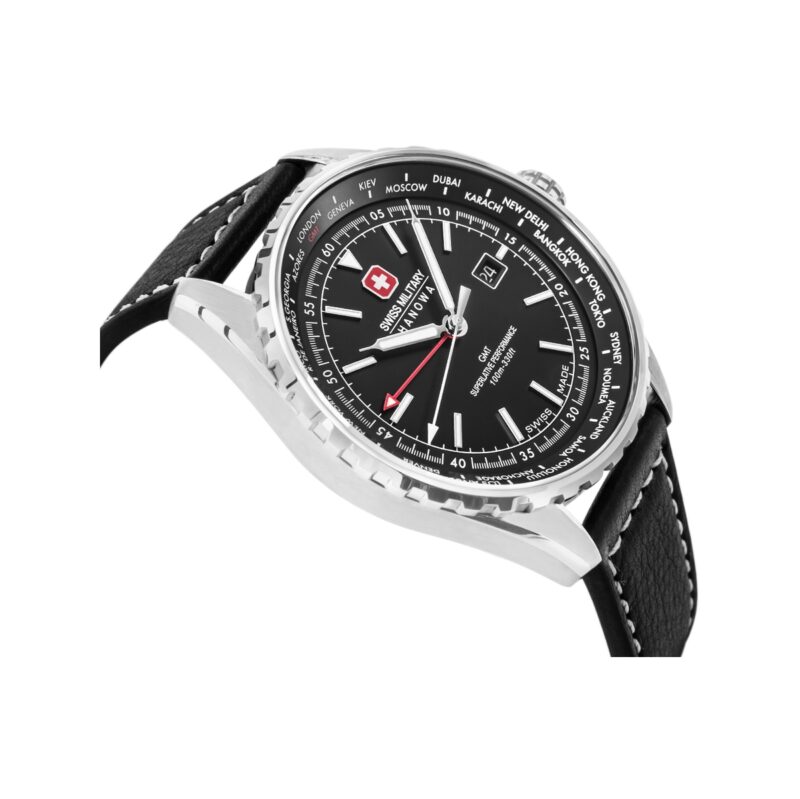 Zegarek Męski SWISS MILITARY HANOWA Afterburn GMT SMWGB0003201 + BOX