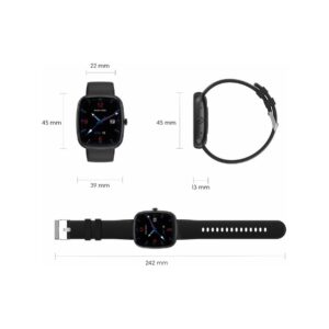 Smartwatch Damski GRAVITY GT18-1 Różowy Pasek Silikonowy + Czarny Pasek