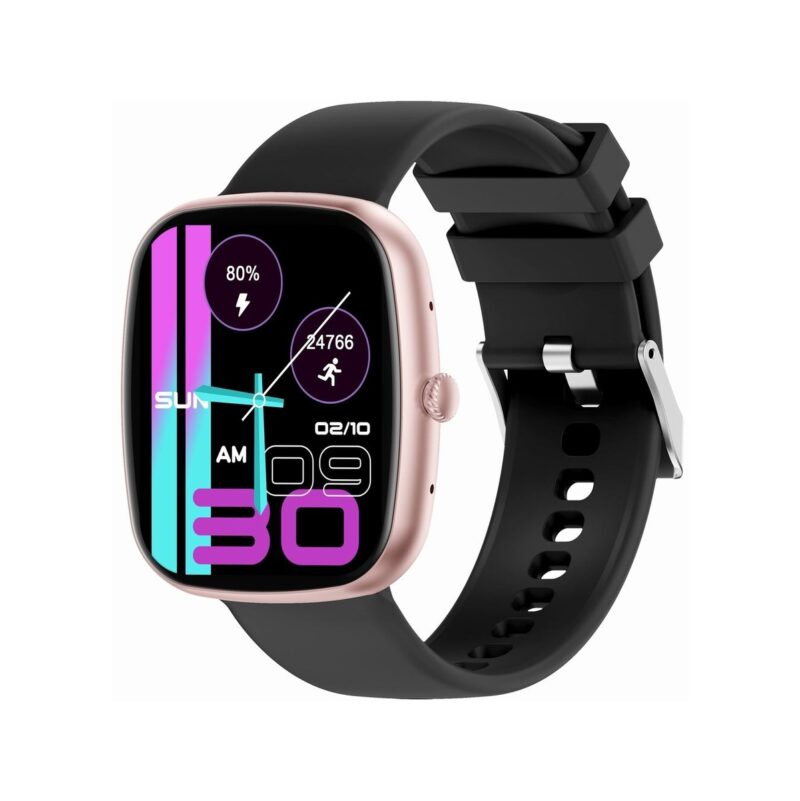 Smartwatch Damski GRAVITY GT18-1 Różowy Pasek Silikonowy + Czarny Pasek
