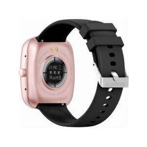 Smartwatch Damski GRAVITY GT18-1 Różowy Pasek Silikonowy + Czarny Pasek