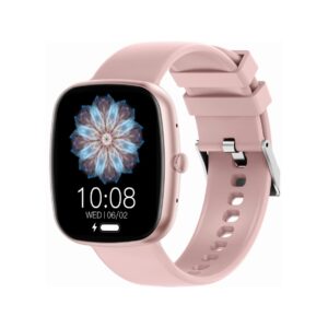 Smartwatch Damski GRAVITY GT18-2 Różowy Pasek Silikonowy + Biały Pasek