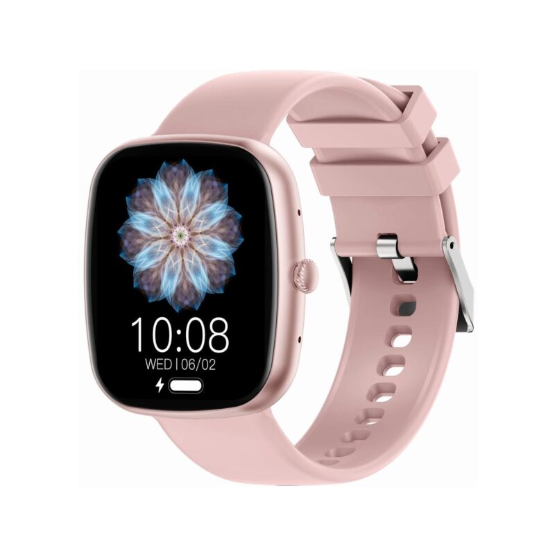 Smartwatch Damski GRAVITY GT18-2 Różowy Pasek Silikonowy + Biały Pasek