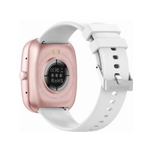 Smartwatch Damski GRAVITY GT18-2 Różowy Pasek Silikonowy + Biały Pasek