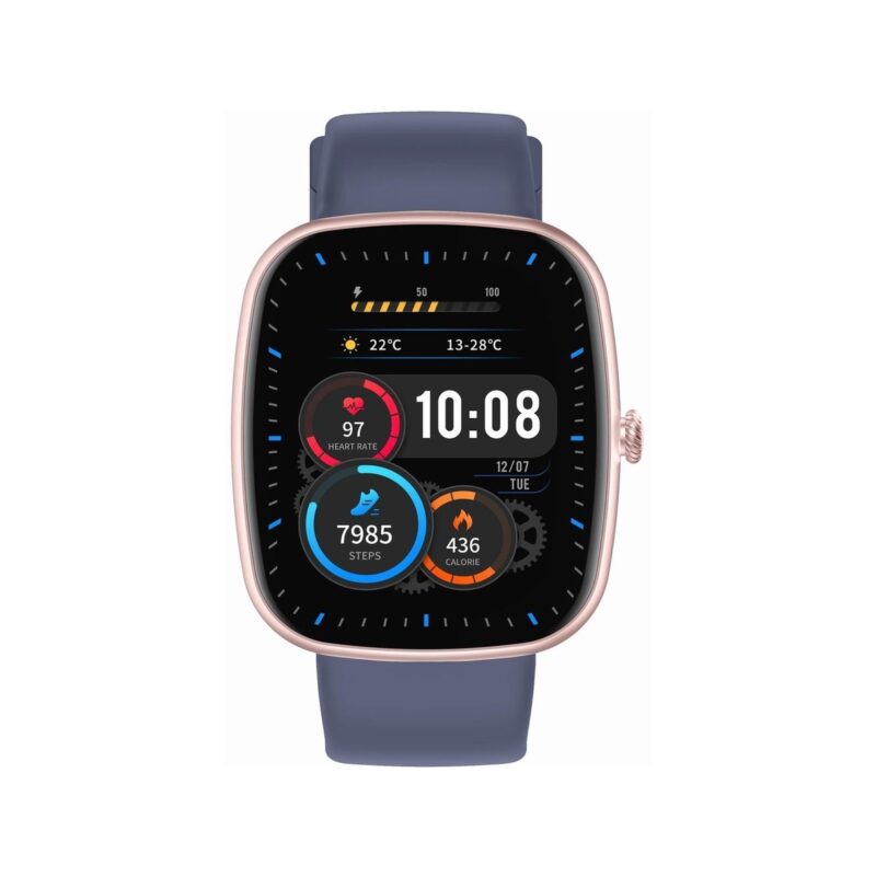 Smartwatch Damski GRAVITY GT18-3 Różowy Pasek Silikonowy + Granatowy Pasek