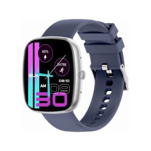 Smartwatch Męski GRAVITY GT18-6 Czarny Pasek Silikonowy + Granatowy Pasek