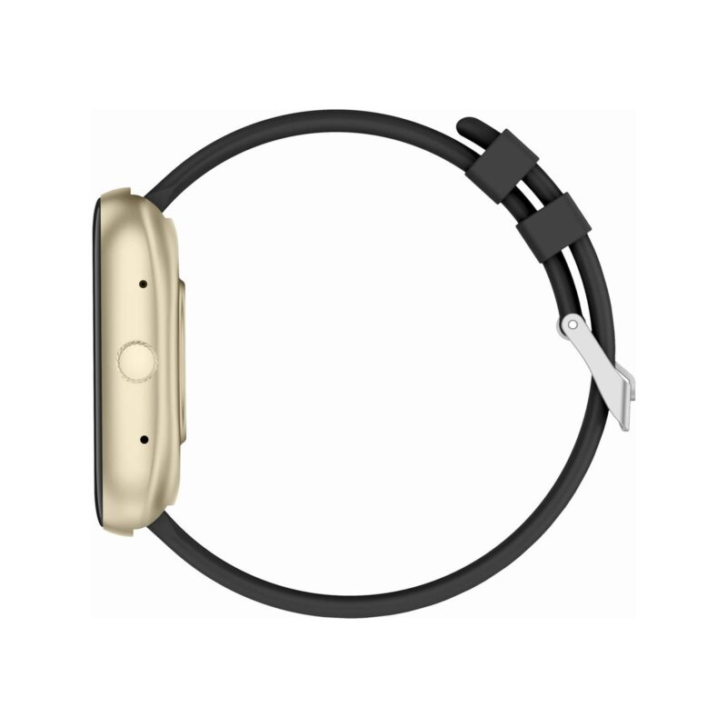 Smartwatch Damski GRAVITY GT18-7 Beżowy Pasek Silikonowy + Czarny Pasek