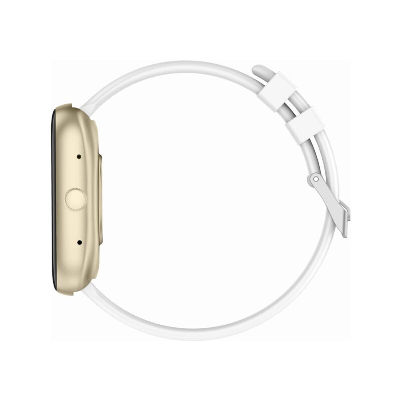 Smartwatch Damski GRAVITY GT18-8 Beżowy Pasek Silikonowy + Biały Pasek